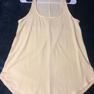 Zenana Outfitters Soft Yellow Tunic Tank Top | NWOT | Medium